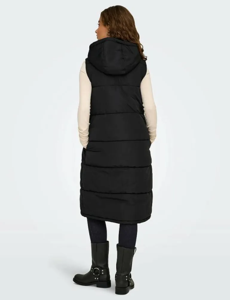 ONLALINA LONG WAISTCOAT OTW NOOS - Vadderade västar