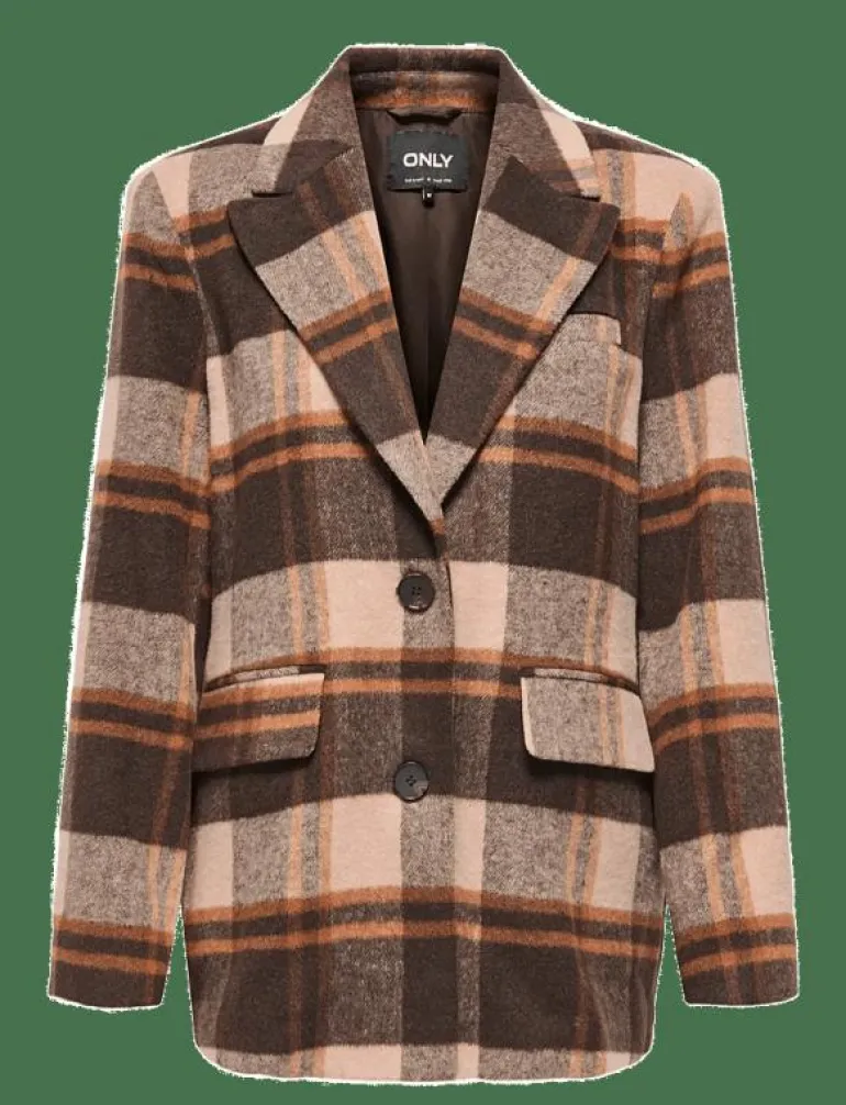 ONLIMMY LIFE CHECK BLAZER OTW - Enkelknäppta kavajer
