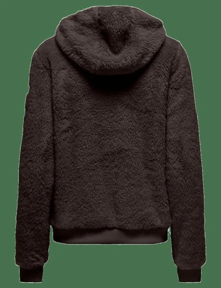 ONPFLUFFY HOOD FZ LS JCK - Huvtröjor