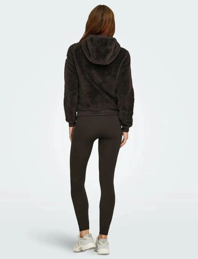 ONPFLUFFY HOOD FZ LS JCK - Huvtröjor