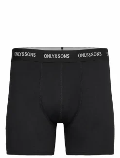 ONSFITZ SOLID BLACK BOXER 3PACK NOOS - Boxershorts