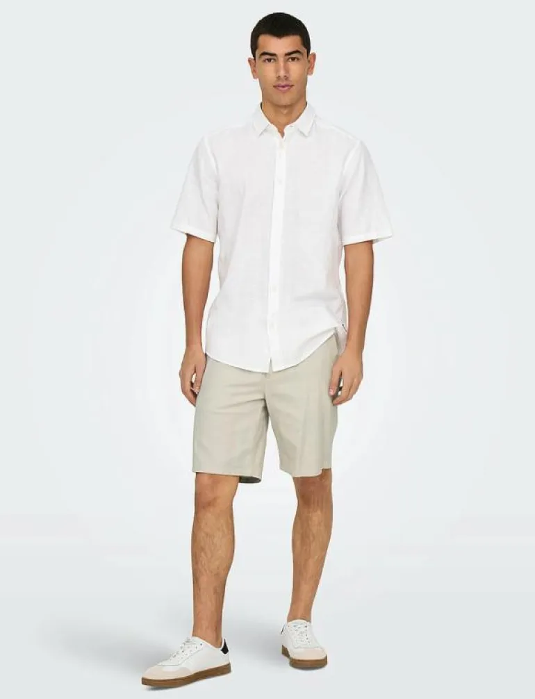 ONSMARK 0011 COTTON LINEN SHORTS NOOS - Linneshorts