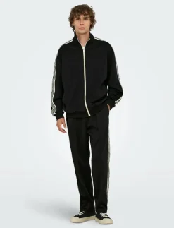 ONSRIBER RLX LS ZIP STRIPE TRACK SWEAT - Sweatshirts
