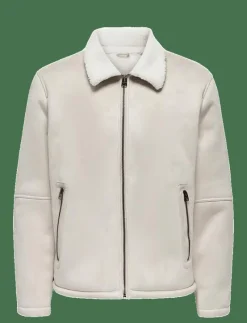 ONSROYCE SHEARLING JACKET OTW - Tunna jackor
