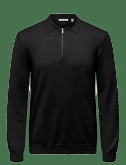 ONSWYLER LIFE REG 14 HALF ZIP POLO KNIT - Stickade pikéer