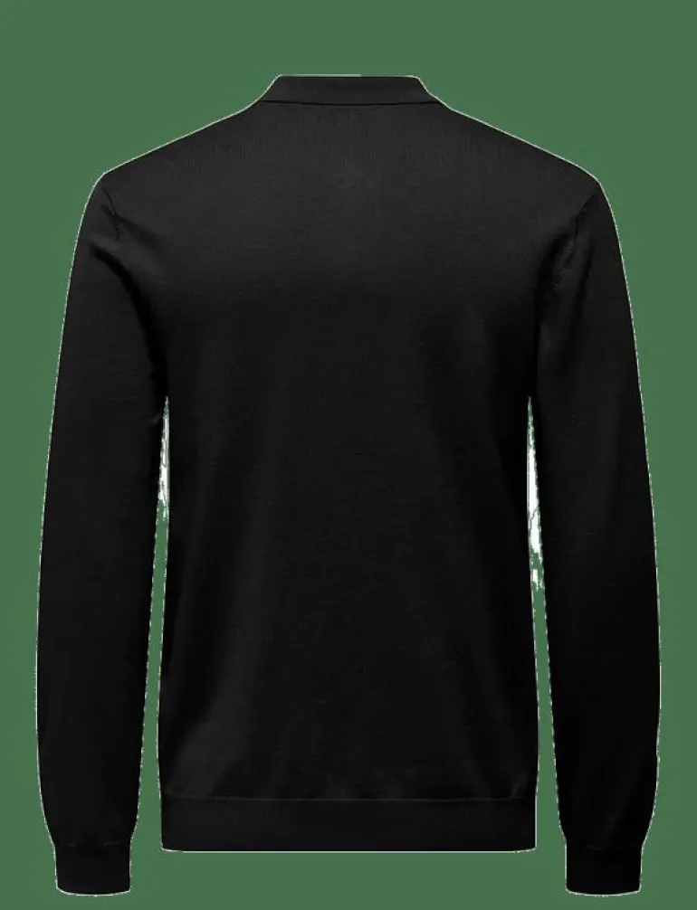 ONSWYLER LIFE REG 14 HALF ZIP POLO KNIT - Stickade pikéer