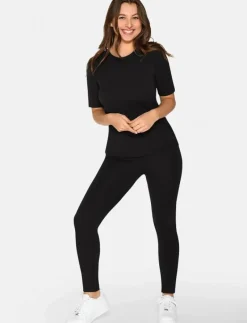 2-Pack Women Bamboo Shortsleeved T-shirt Slim Fit - T-shirts