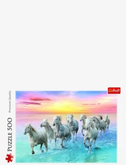 PAPPUSSEL TREFL 500 BITAR GALLOPING WHITE HORSES - Klassiska pussel