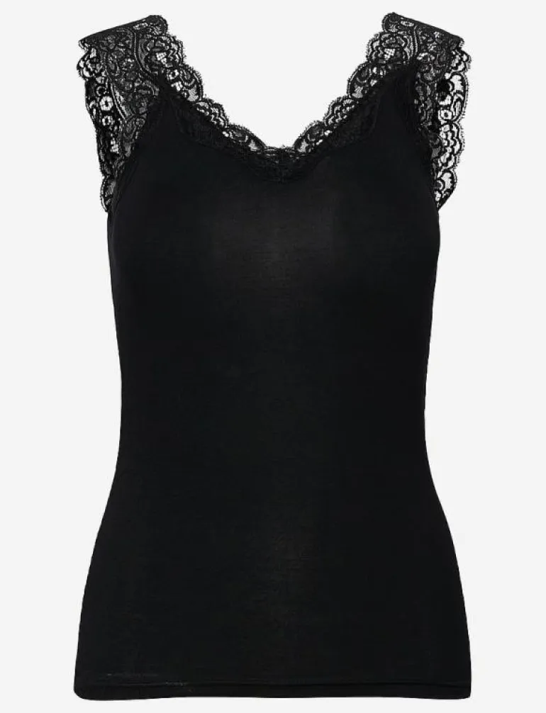 PCBARBERA LACE TOP JRS NOOS BC - Linnen