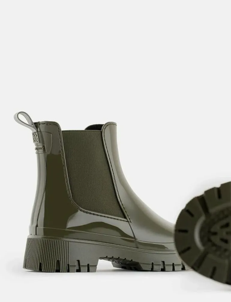 PEACHY MILITARY GREEN - Platta ankelboots
