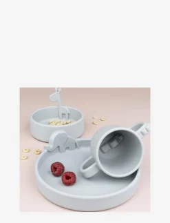 Peekaboo 2-handle cup Croco Grey - Serveringsset