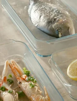 Pilastro ugnsfast fat L 40.8 cm clear - Ugnsformar