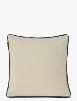 Pine Tree Twill Patch Cotton Velvet Pillow Cover - Kuddfodral