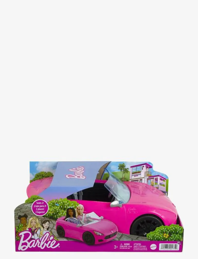 Pink Convertible Vehicle Toy with Rolling Wheels - Docktillbehör
