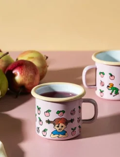 Pippi emaljmugg Frukter 2,5dl - Kaffekoppar