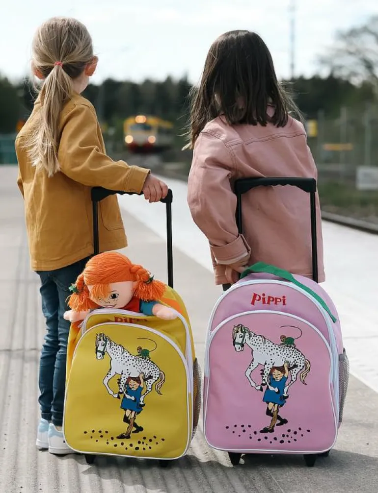 PIPPI RULLVÄSKA, ROSA - Resväskor