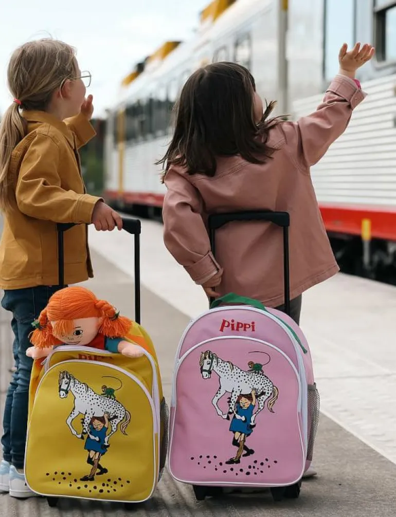 PIPPI RULLVÄSKA, ROSA - Resväskor