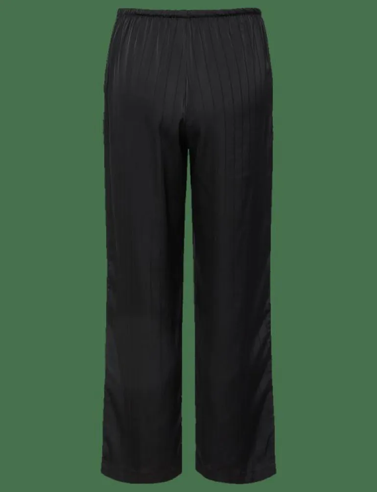 PJ LS SATIN PINSTRIPE - Pyjamas