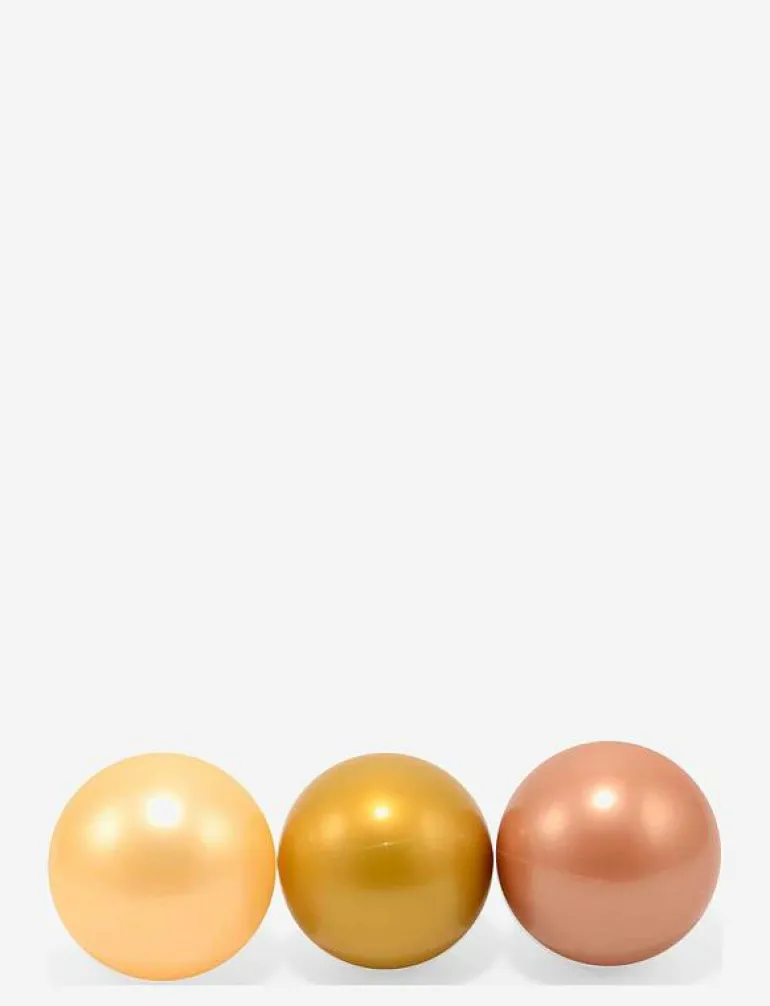Plastic balls in net. 3 colors; khaki, sand and beige. - Motorikleksak
