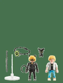 PLAYMOBIL Miraculous: Adrien & Cat Noir - 71337 - Playmobil Figures