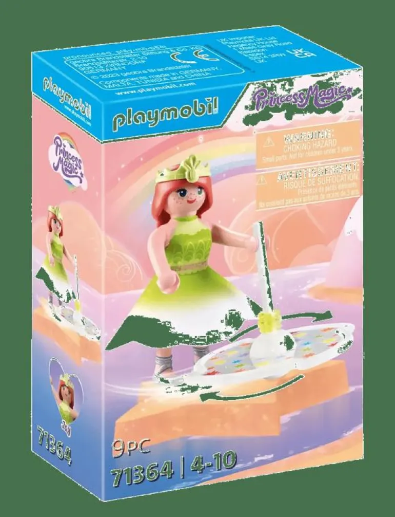 PLAYMOBIL Princess Magic Rainbow Spinning Top with Princess - 71364 - Playmobil Princess Magic