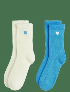 Pointelle 2-pack socks - Strumpor & Tights