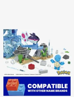 Pokémon Aquatic Adventure Building Toy Kit, with 3 Action Figures (319 Pieces) for Kids - Byggsats