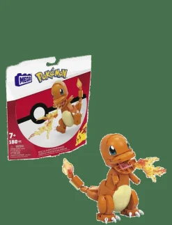 Pokémon Build & Show Charmander toy building set, 4 inches tall, - Film & Sagofigur