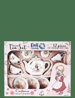 Porcelain Tea Set with Ida - Emil i Lönneberga - Leksakskök & Tillbehör