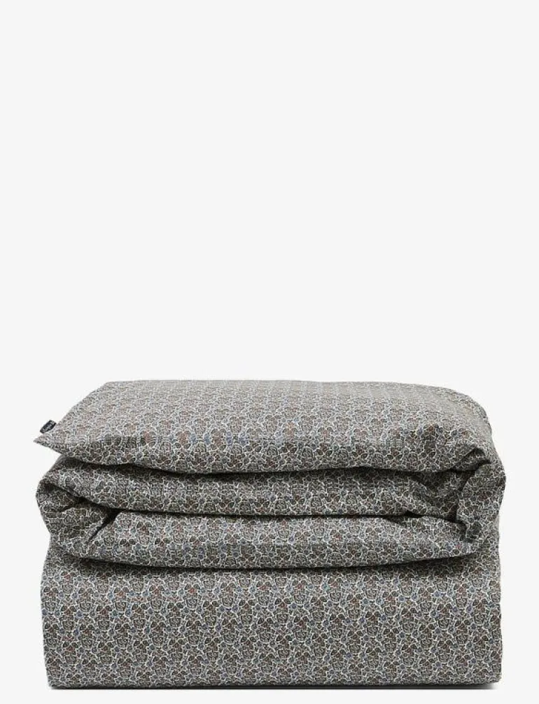 Printed Flowers Cotton Sateen Duvet Cover - Påslakan