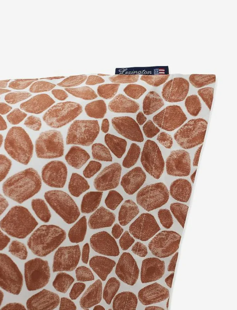 Printed Giraffe Organic Cotton Sateen Pillowcase - Örngott