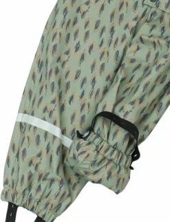 PU AOP Rain Suit with Fleece - Regnoveraller