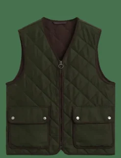 QUILTED FLEECE VEST - Västar
