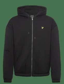 Quilted Zip Through Hoodie - Hoodies