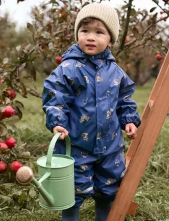 Rainwear Suit - AOP, w. fleece - Regnoveraller