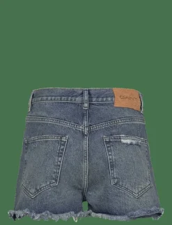 RAW HEM JEANS SHORTS - Jeansshorts