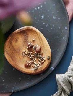RAW Nordic Black - round dish 34 cm 1 pcs - Mattallrikar