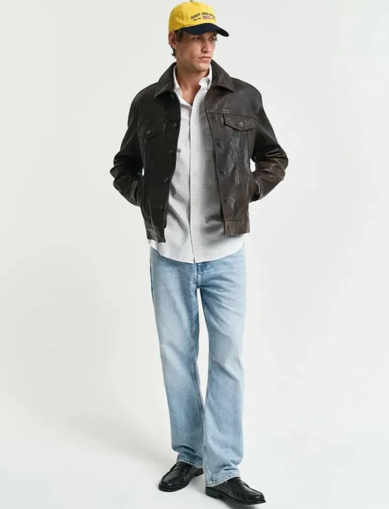 REG CLASSIC OXFORD CHECK SHIRT - Oxford-skjortor