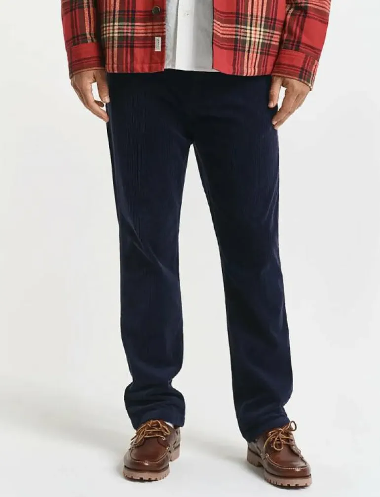 REG CORD PANTS - Casual byxor