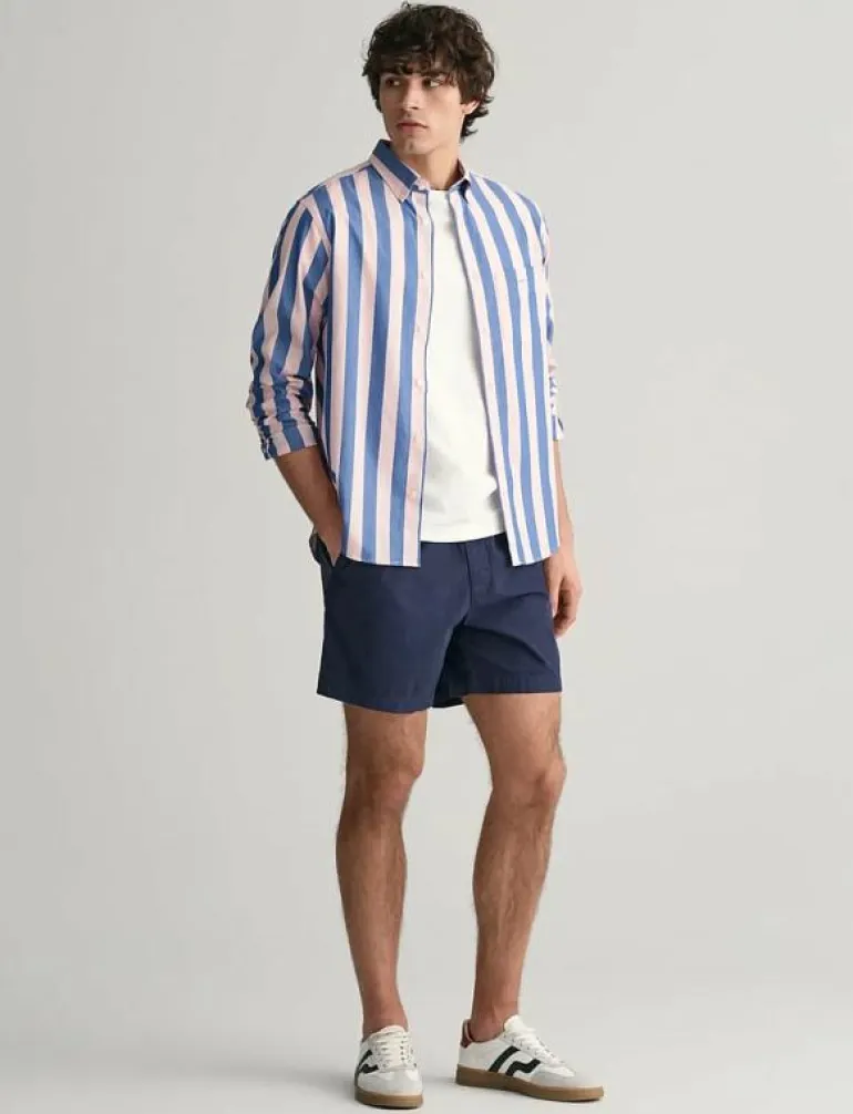 REG POPLIN PARASOL STRIPE SHIRT - Randiga skjortor