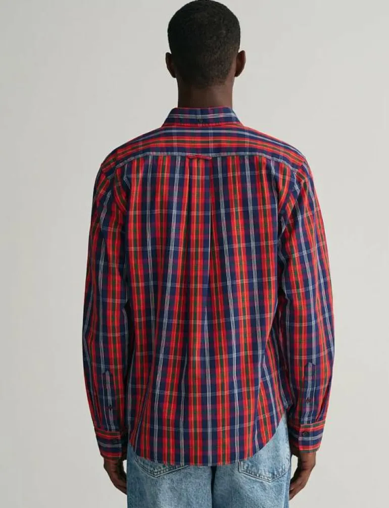 REG UT ARCHIVE POPLIN CHECK SHIRT - Rutiga skjortor