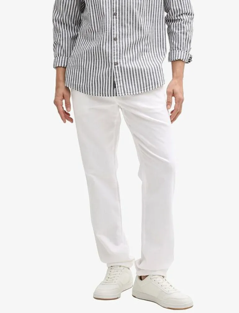 regular linen beach pants - Linnebyxor