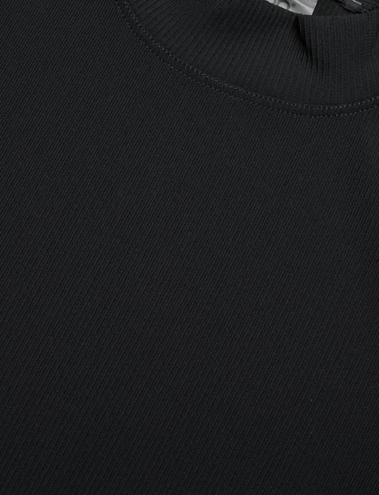 Ribbed Performance Cut-Out Top - T-Shirts