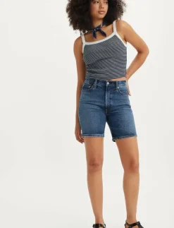 RIBCAGE BERMUDA SHORT BRINGING - Jeansshorts
