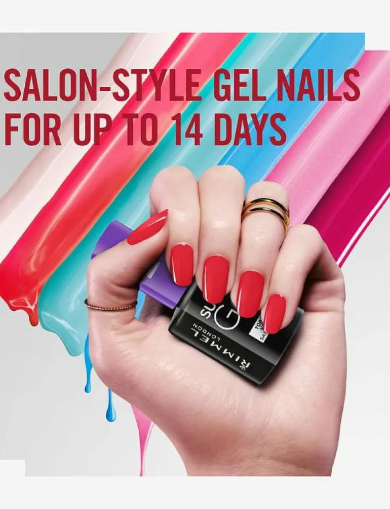 RIMMEL Super Gel Nail Polish Top Coat - Topplack
