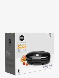 Select double waffle maker 1600 W black - Våffeljärn