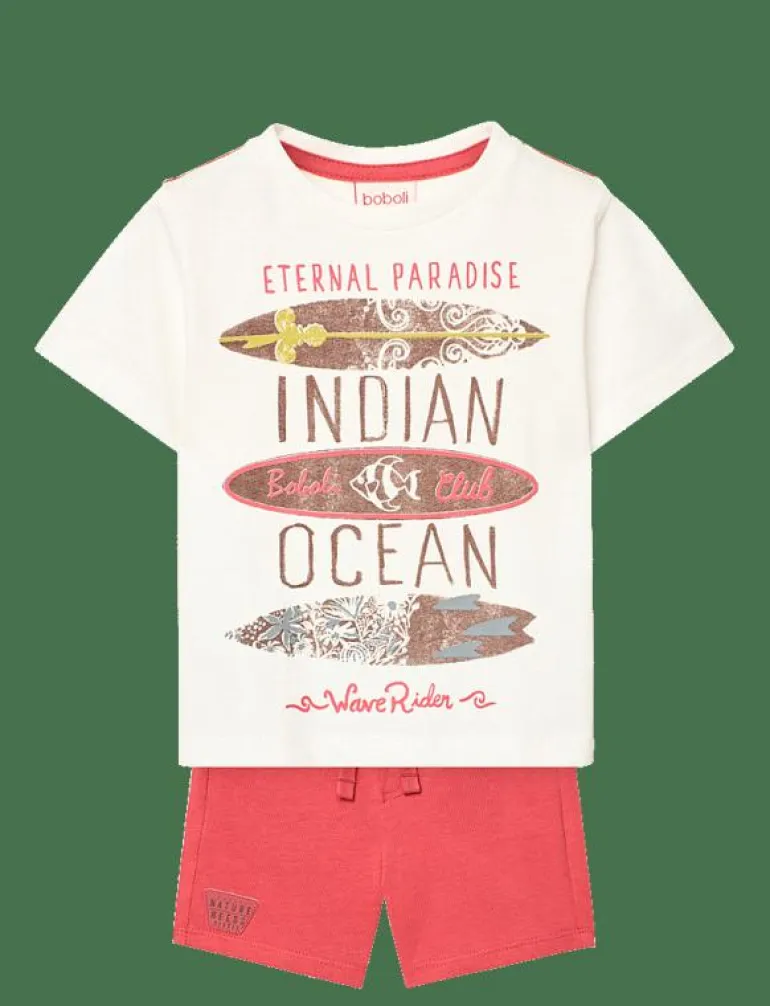 Set knit - Set med kortärmad t-shirt