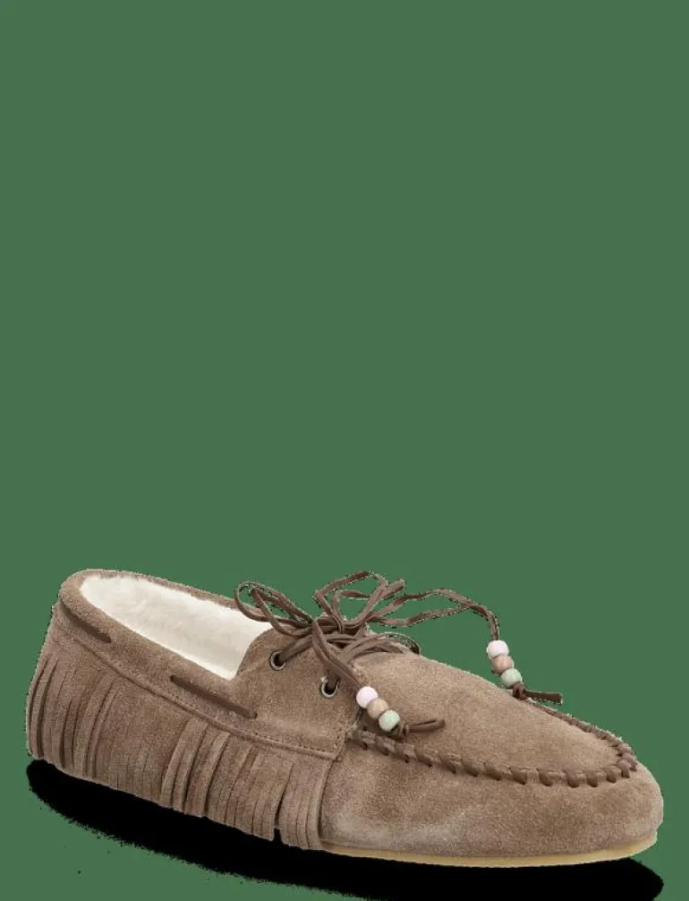 Shearling leather moccasins - Inneskor