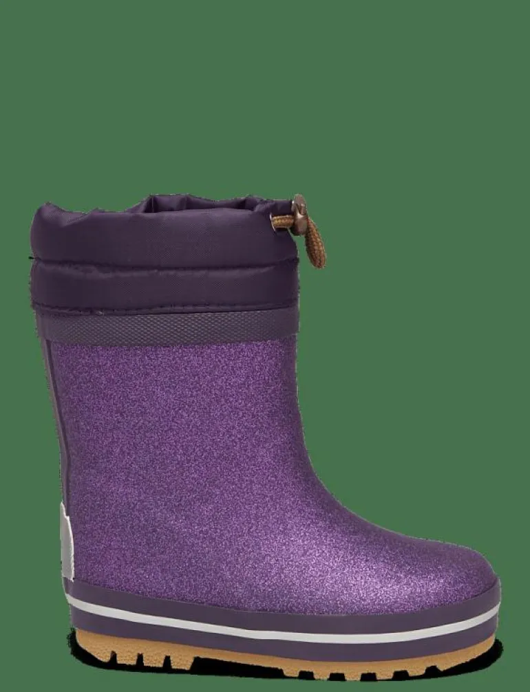 Short Winter Wellies - Glitter - Höga gummistövlar