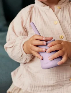 Silicone Baby Cup 2-Pack Light Lavender - Serveringsset